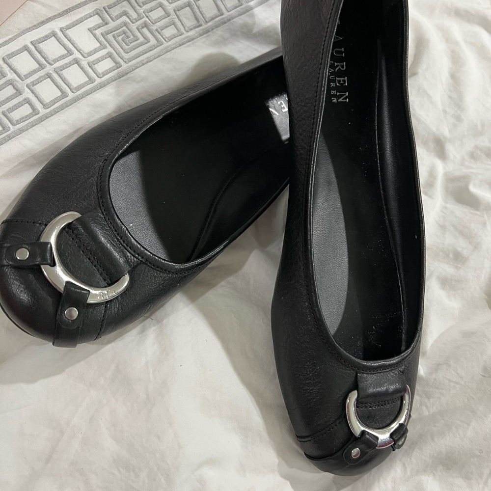 Ralph Lauren flats size 10 used a couple times